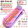 Nicella 2-in-1 Friendship Bracelet Making Kit for Girls Age 6-12, DIY Arts and Crafts Kit Toys for Kids, Christmas Birthday Gifts for Girl, Popular Bracelets Maker Toys Set