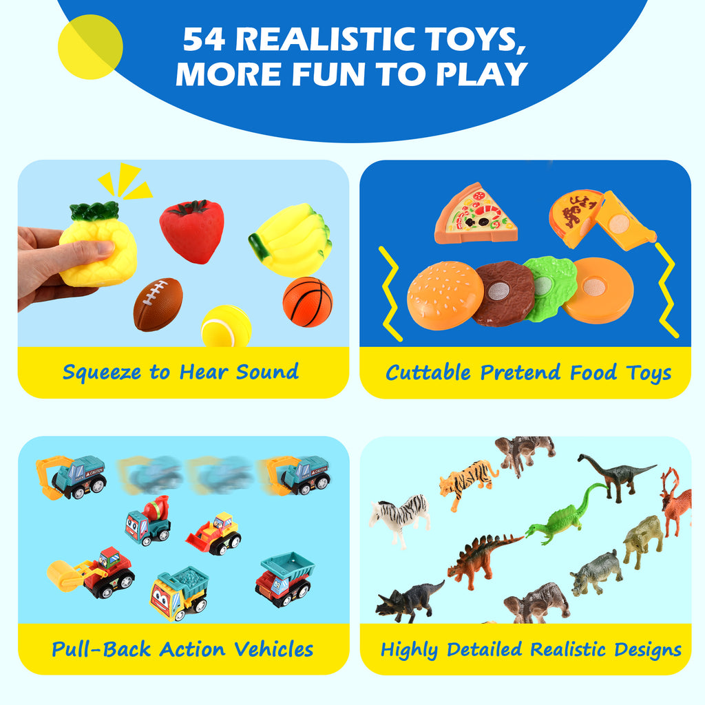Nicella Sorting Toys for Toddlers, Sensory Toys for Autistic Kids 1 2 3 4 Years Old, Preschool Montessori Learning Educational Toys Game for Autism Boys and Girls