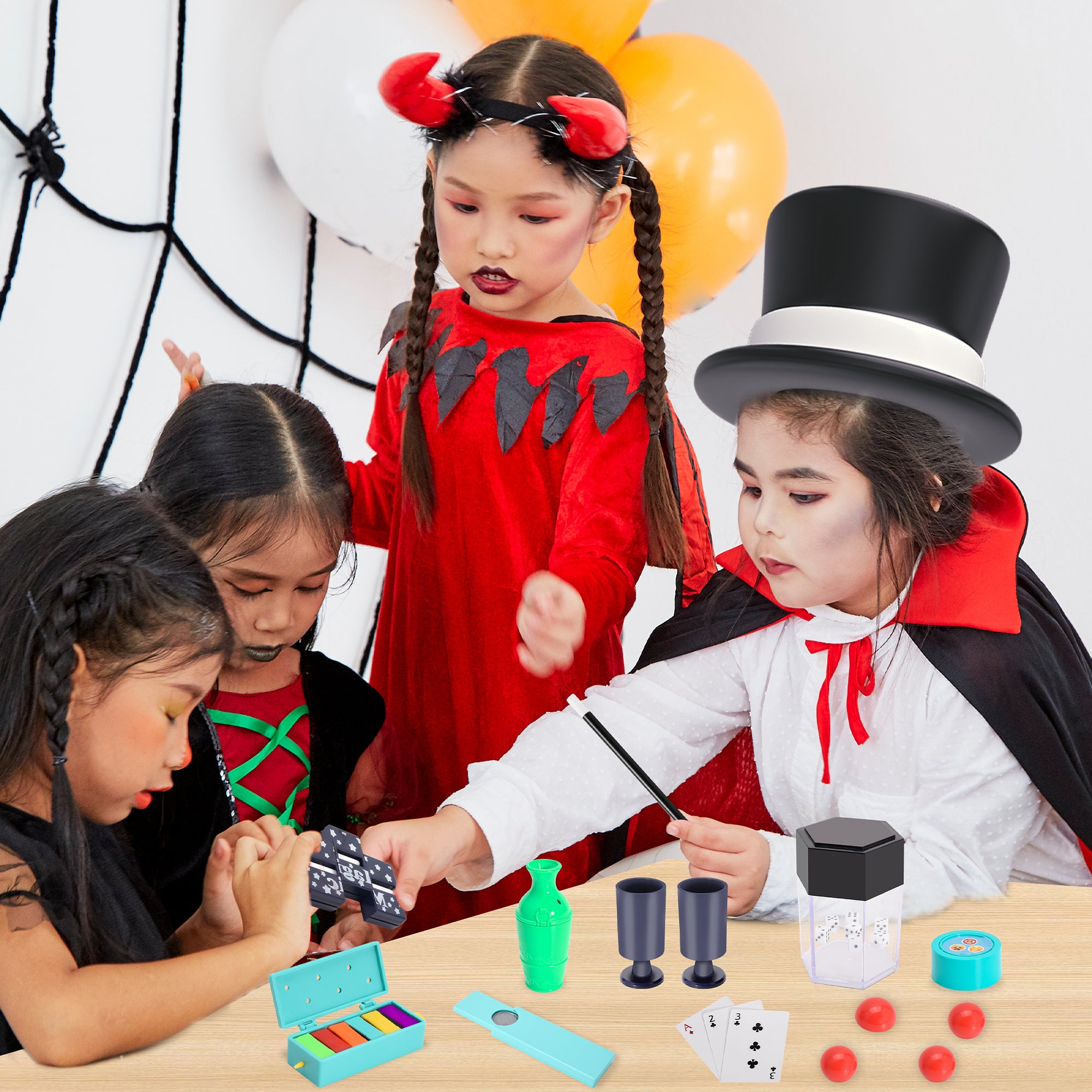 Nicella Magic Kit for Kids, 109+ Magic Tricks with Manual and Video Tutorials, STEM Toy Magic Toy for Boys Girls,Birthday Gift for Kids Age 6-12 Years Old