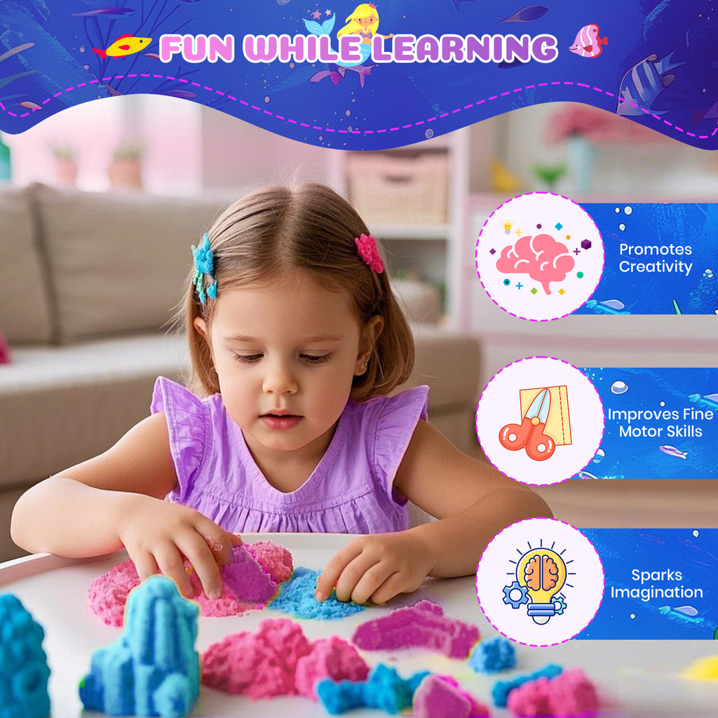 Nicella Mermaid Terrarium Crafts Kit for Kids, LED Night Light Birthday Gift for Girls Ages 4 5 6 7 8 9 10 Year Old, Mermaid Toys for Kids