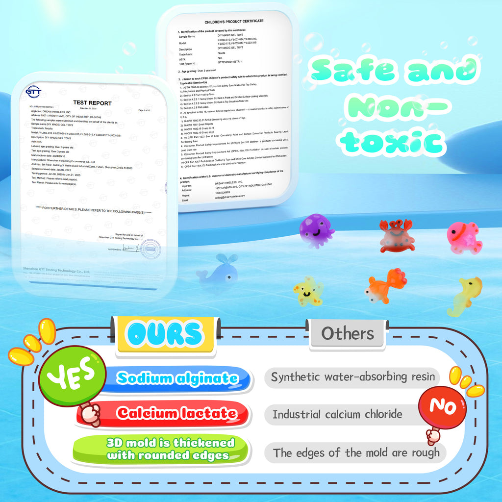 Nicella Magic Water Elf Toy Kit , Aqua Fairy Water Gel Kit for Kids, Squishy Maker Kits Water Pets, Birthday Gifts, Party Favors, Make Your Own Squishies Toys Craft for boys girls Kids Ages 3+