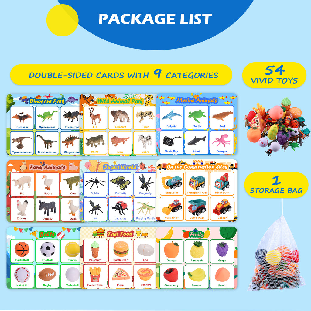 Nicella Sorting Toys for Toddlers, Sensory Toys for Autistic Kids 1 2 3 4 Years Old, Preschool Montessori Learning Educational Toys Game for Autism Boys and Girls
